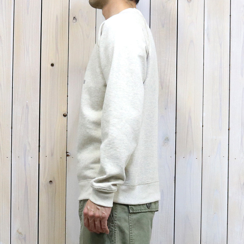 Double RL : LOGO FLEECE SWEATSHIRT (NATURAL)