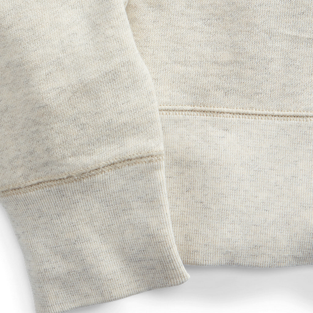 Double RL : LOGO FLEECE SWEATSHIRT (NATURAL)