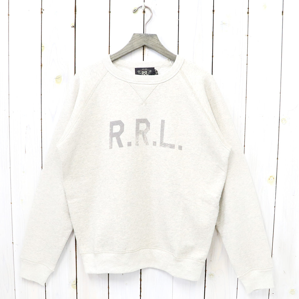 Double RL : LOGO FLEECE SWEATSHIRT (NATURAL)