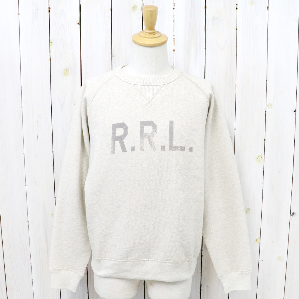 Double RL : LOGO FLEECE SWEATSHIRT (NATURAL)