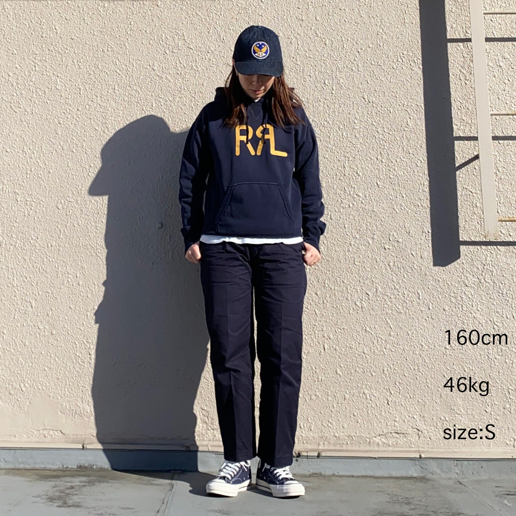 Double RL『FLEECE HOODIE』(NAVY)