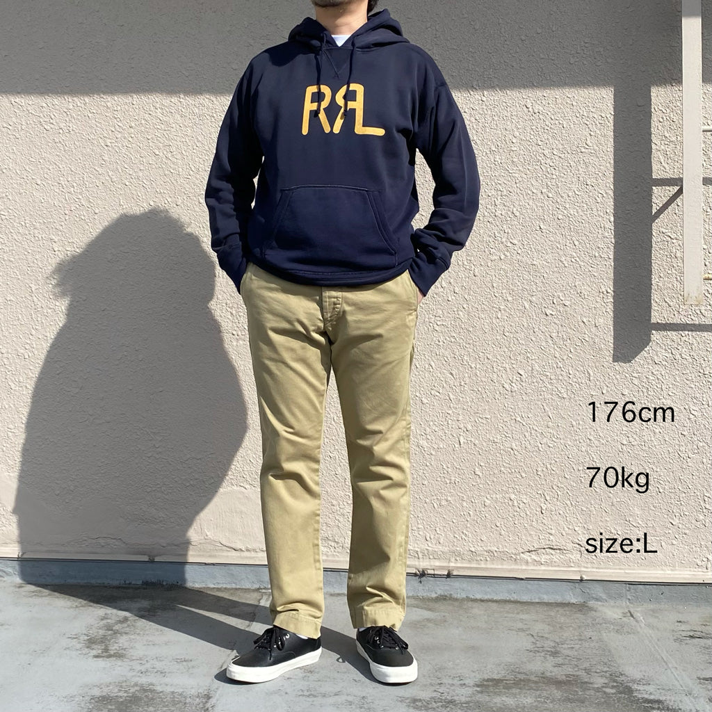 Double RL『FLEECE HOODIE』(NAVY)