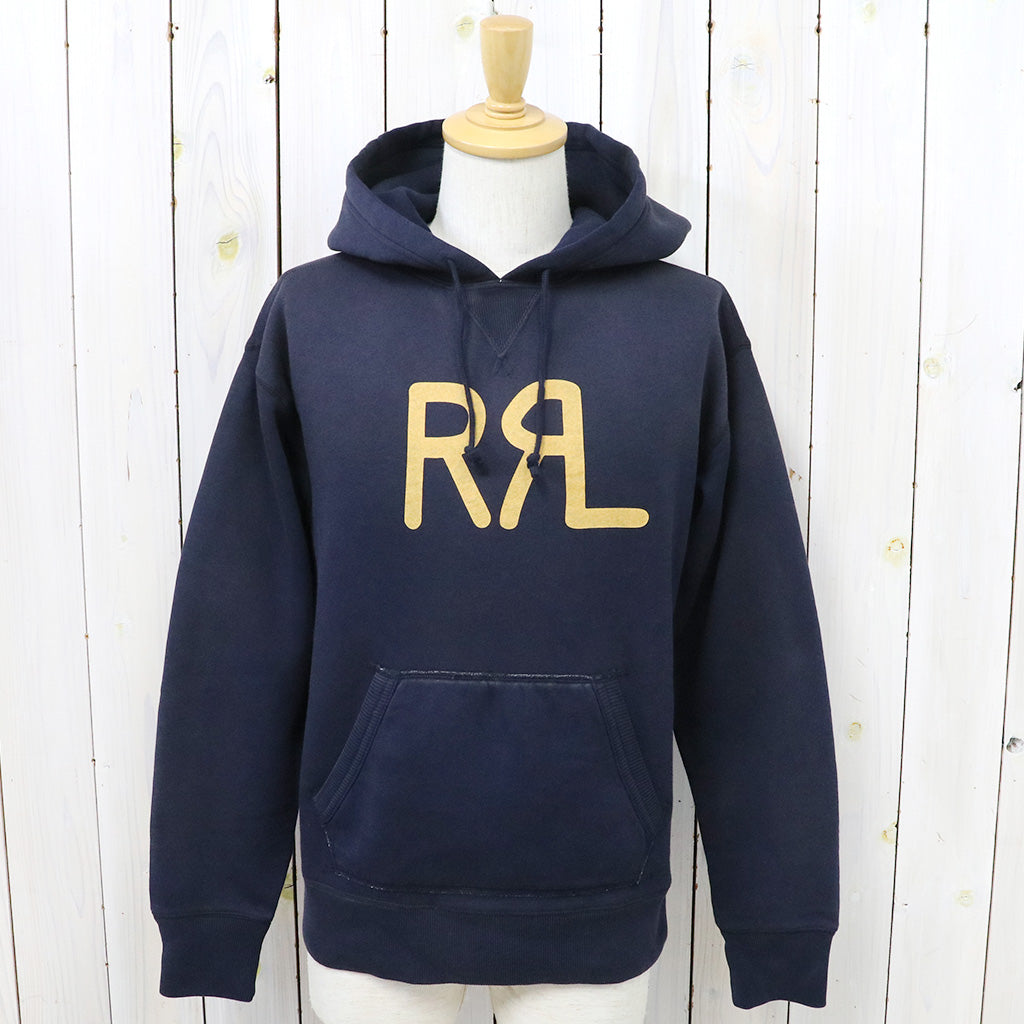 Double RL『FLEECE HOODIE』(NAVY)