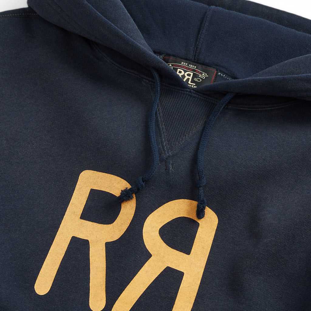 Double RL『FLEECE HOODIE』(NAVY)