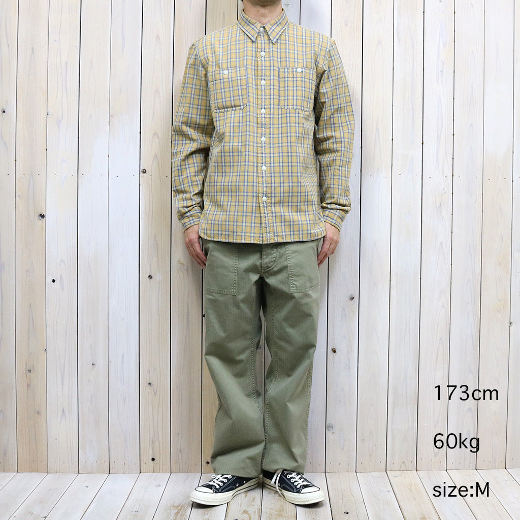 【SALE40%OFF】Double RL『PLAID WOVEN WORKSHIRT』(NATURAL)