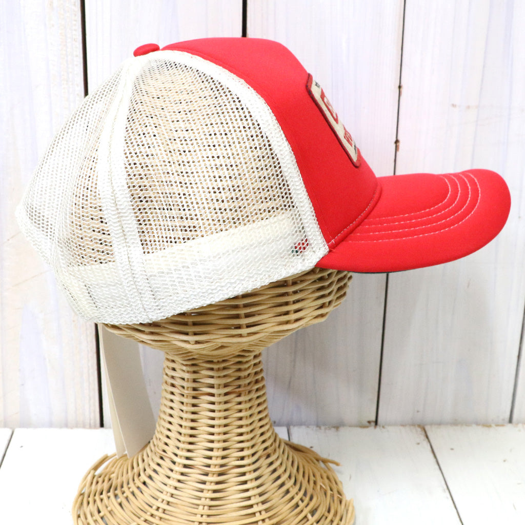 Double RL『LOGO-PATCH FOAM TRUCKER CAP』(RED)