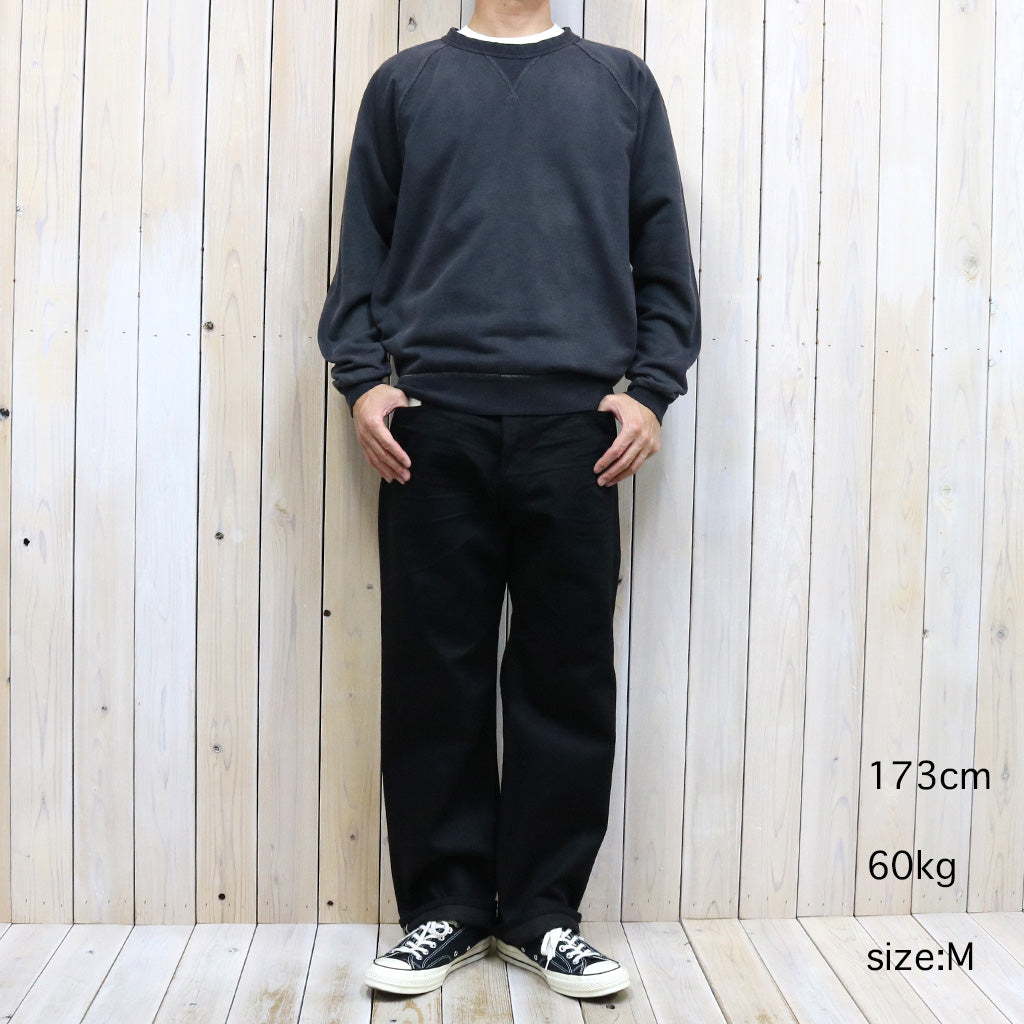 Double RL : FRENCH TERRY CREWNECK (BLACK)