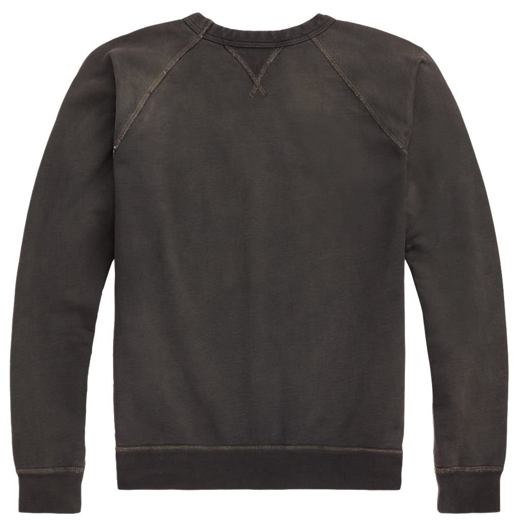 Double RL : FRENCH TERRY CREWNECK (BLACK)