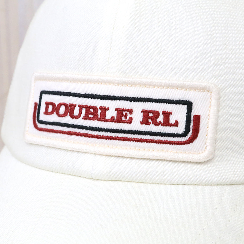 Double RL『LOGO PATCH TWILL TRUCKER CAP』(WHITE)