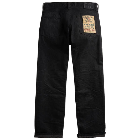 Double RL : VINTAGE 5POCKET BLACK ON BLACK JEAN (BLACK)