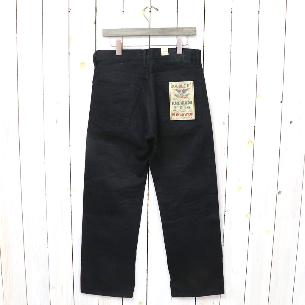 Double RL『VINTAGE 5POCKET BLACK ON BLACK JEAN』(BLACK)