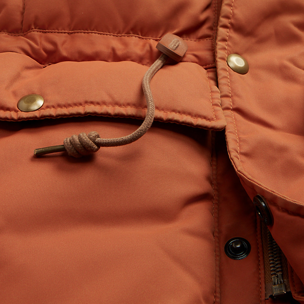 Double RL『QUILTED HOODED JACKET』(ORANGE)