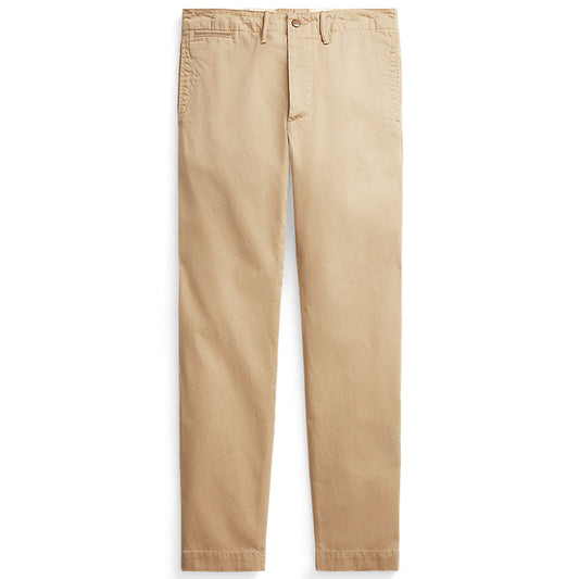 Double RL : COTTON CHINO TROUSER (NEW MILITARY KHAKI)