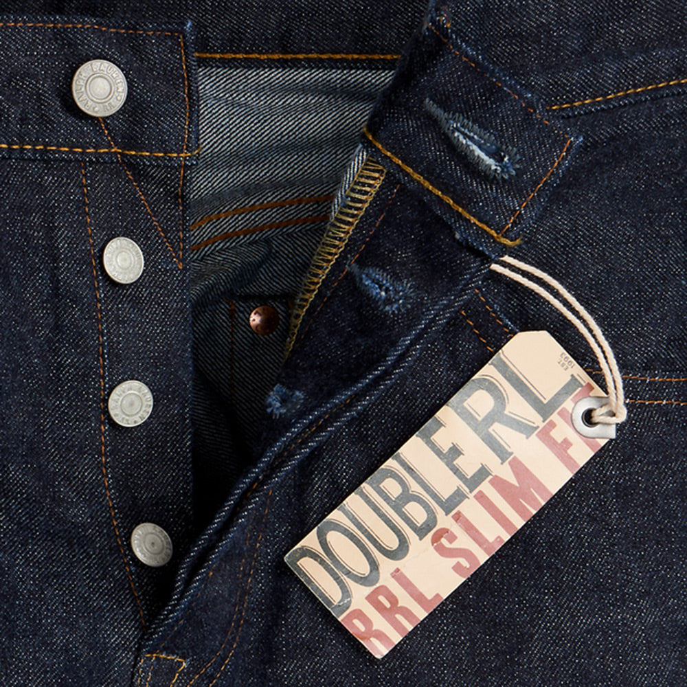 Double RL : SLIM FIT SELVEDGE JEAN