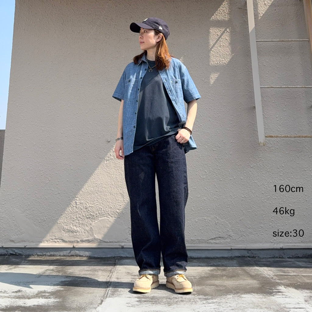 Double RL : VINTAGE 5-POCKET EAST-WEST SELVEDGE JEAN