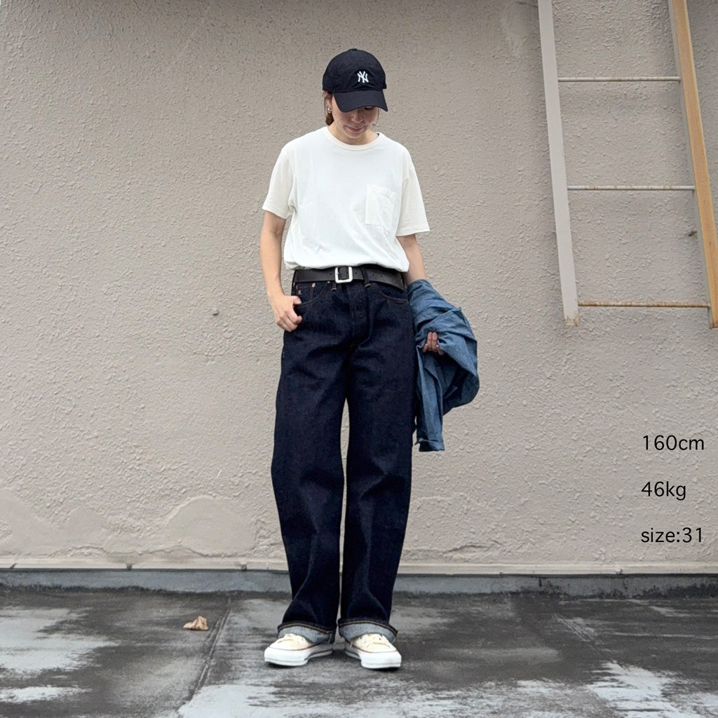 Double RL : VINTAGE 5-POCKET EAST-WEST SELVEDGE JEAN