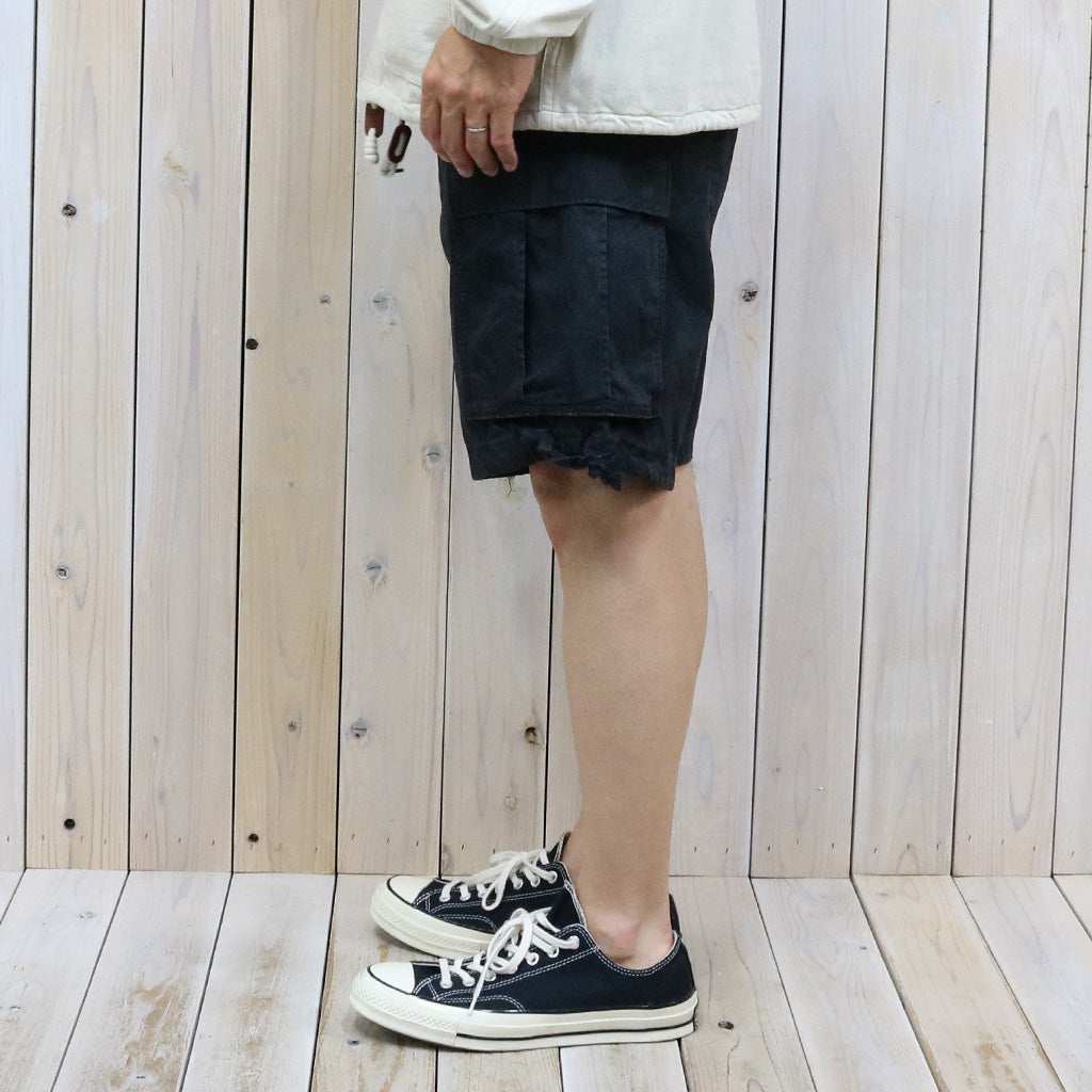 Double RL『REGIMENT POPLIN CARGO SHORT』(BLACK)