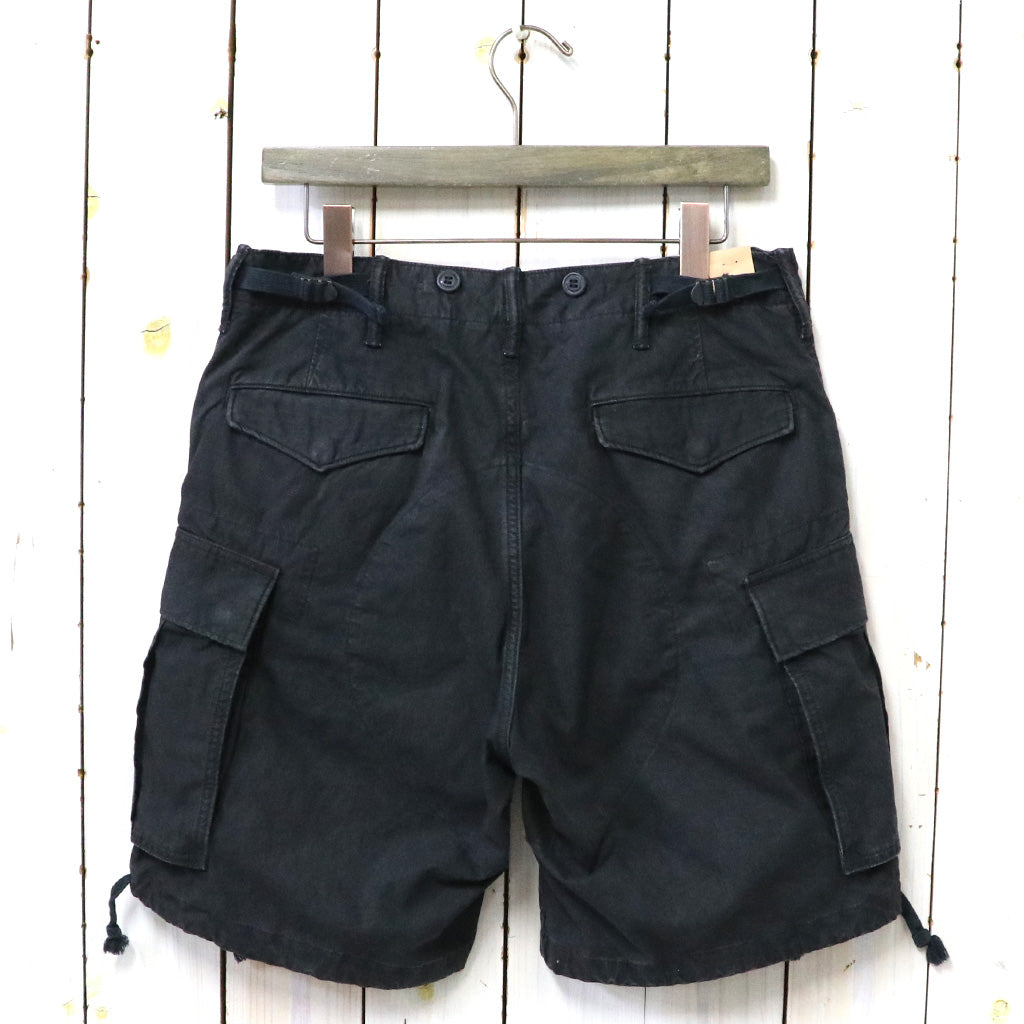Double RL『REGIMENT POPLIN CARGO SHORT』(BLACK)