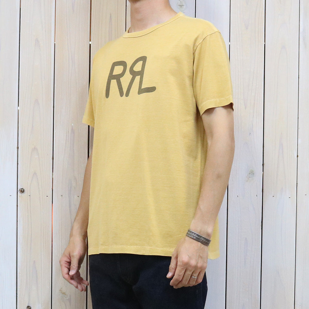 Double RL : RRL RANCH LOGO T-SHIRT (YELLOW)