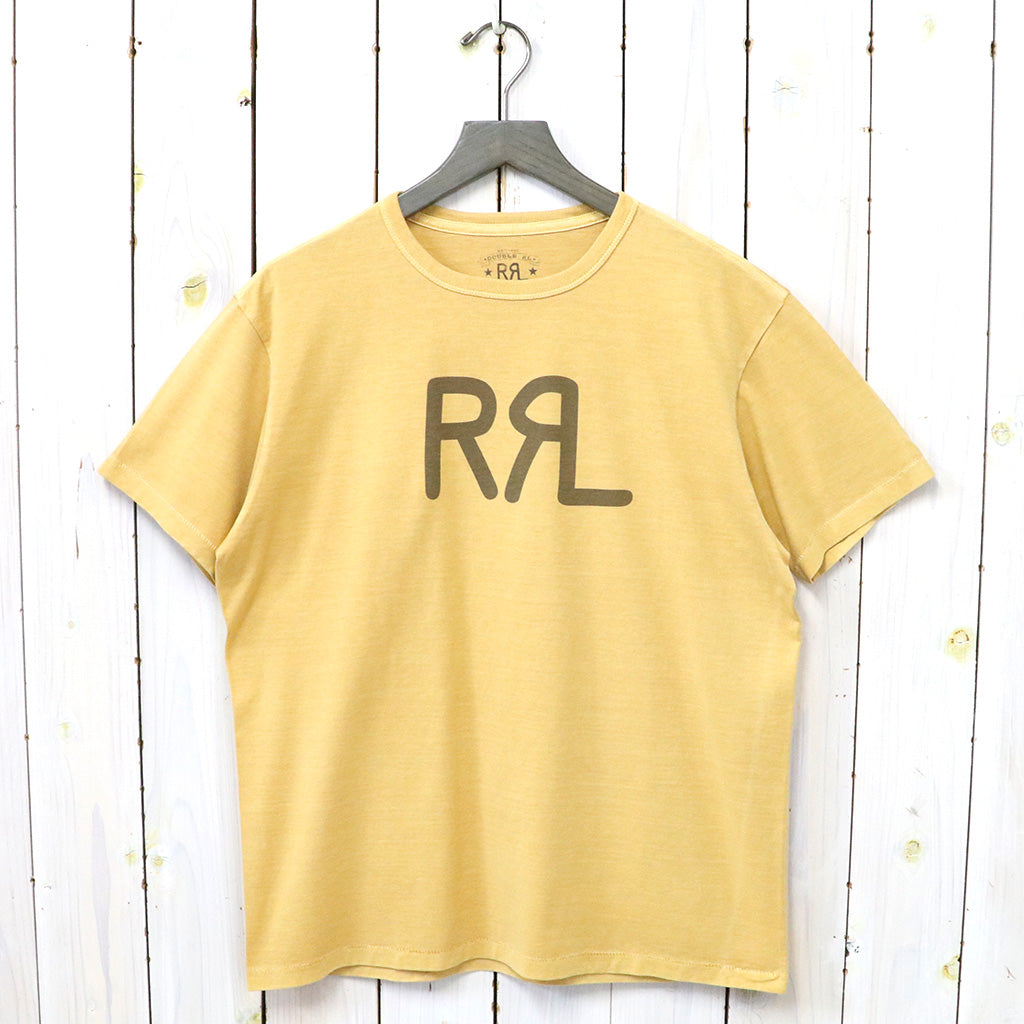 Double RL : RRL RANCH LOGO T-SHIRT (YELLOW)