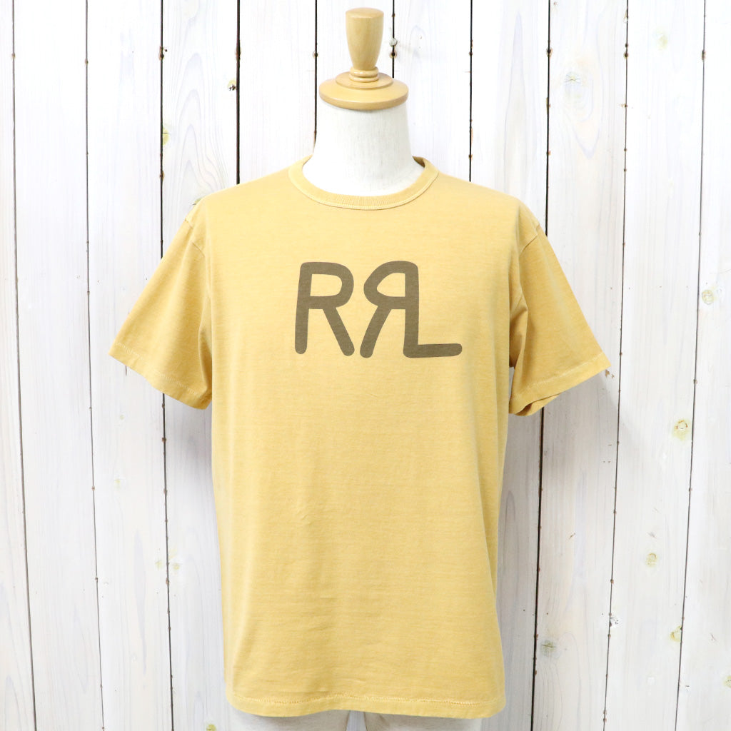 Double RL : RRL RANCH LOGO T-SHIRT (YELLOW)