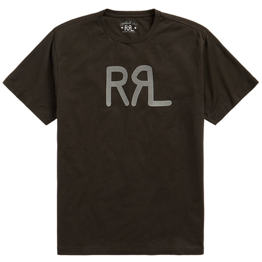Double RL : LOGO JERSEY T-SHIRT (BLACK)