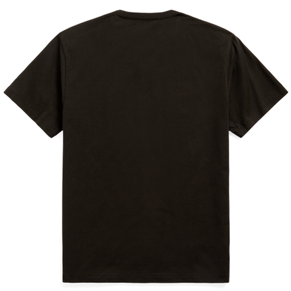 Double RL : LOGO JERSEY T-SHIRT (BLACK)