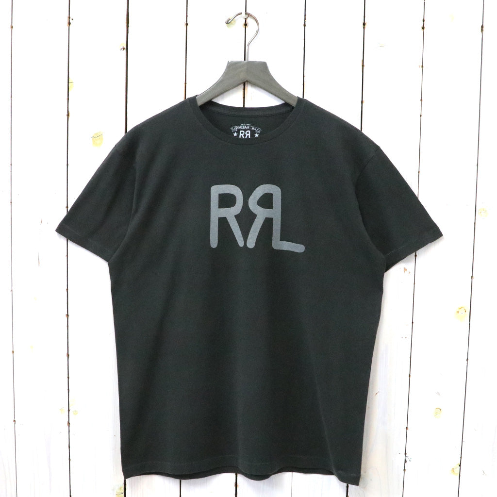 Double RL : LOGO JERSEY T-SHIRT (BLACK)
