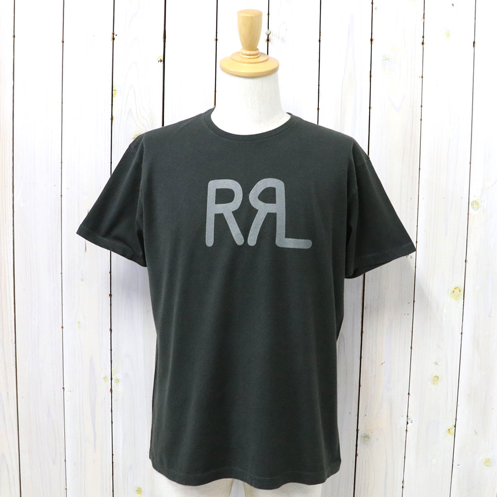 Double RL : LOGO JERSEY T-SHIRT (BLACK)