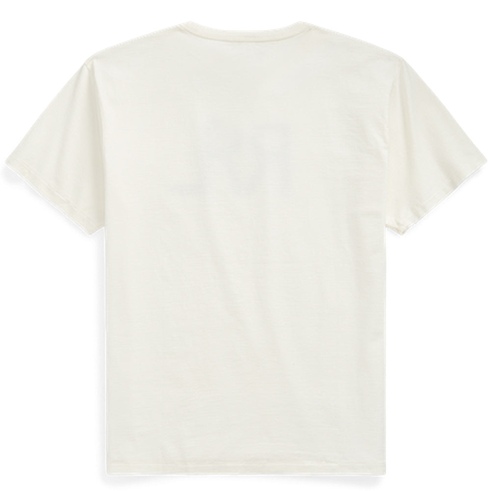 Double RL : LOGO JERSEY T-SHIRT (WHITE)