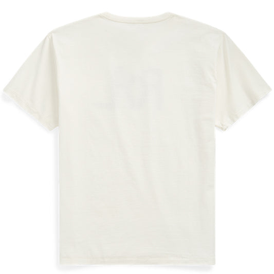 Double RL : LOGO JERSEY T-SHIRT (WHITE)