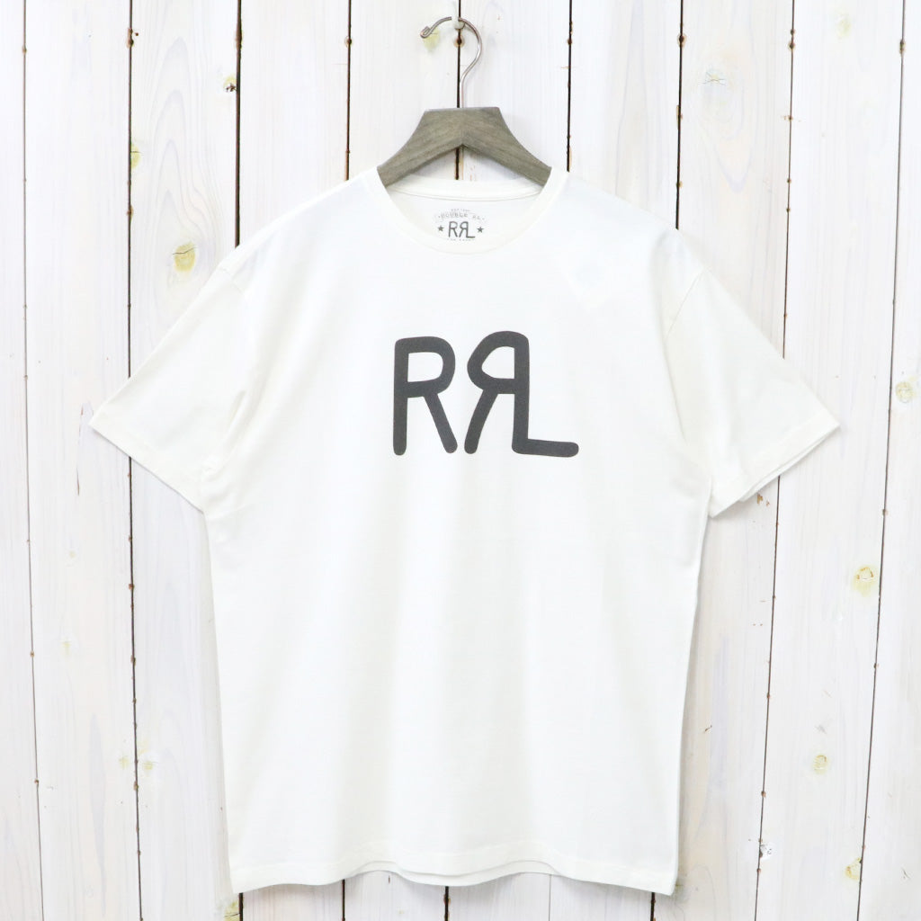 Double RL : LOGO JERSEY T-SHIRT (WHITE)