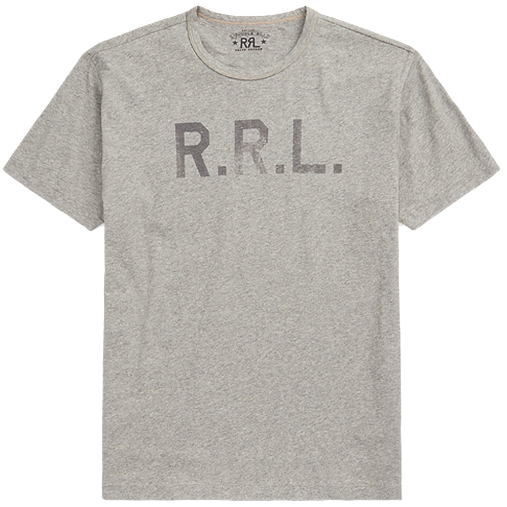 Double RL : LOGO JERSEY T-SHIRT(R.R.L.) (GREY)