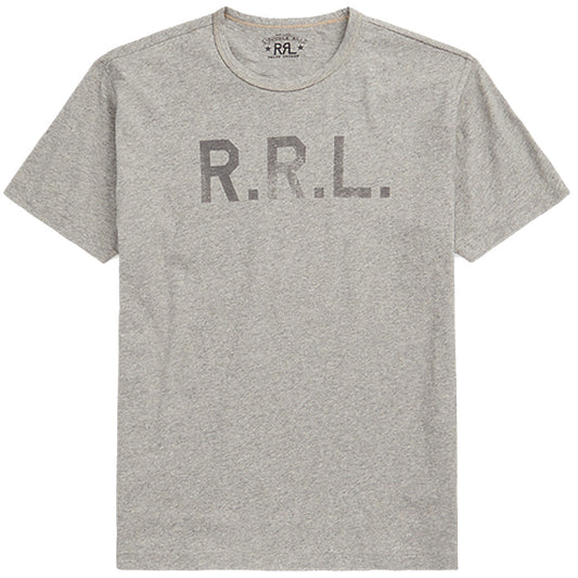 Double RL : LOGO JERSEY T-SHIRT(R.R.L.) (GREY)