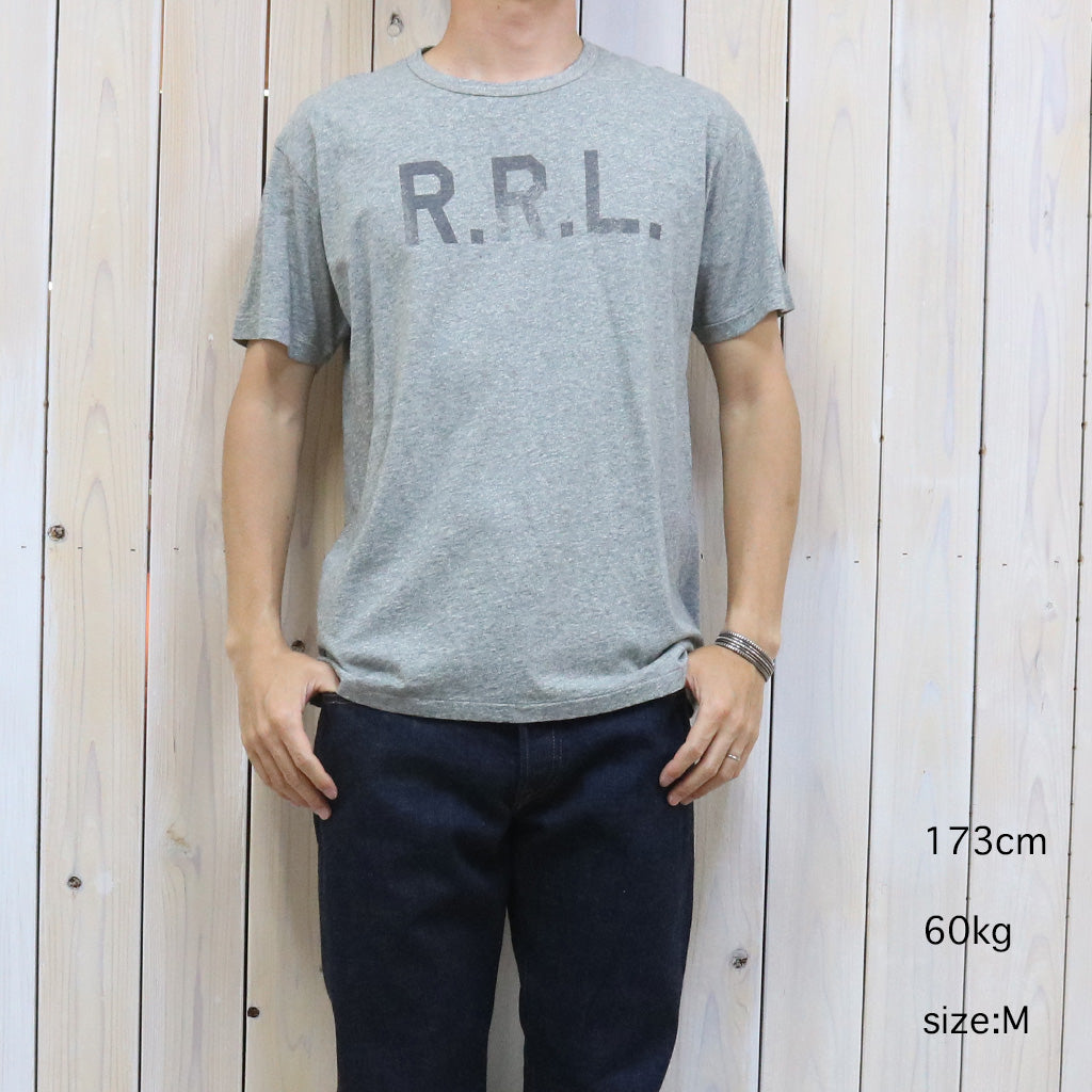 Double RL : LOGO JERSEY T-SHIRT(R.R.L.) (GREY)