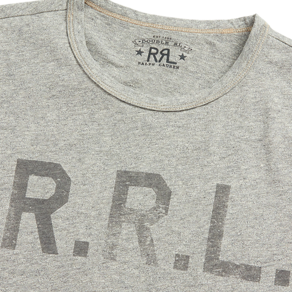 Double RL : LOGO JERSEY T-SHIRT(R.R.L.) (GREY)