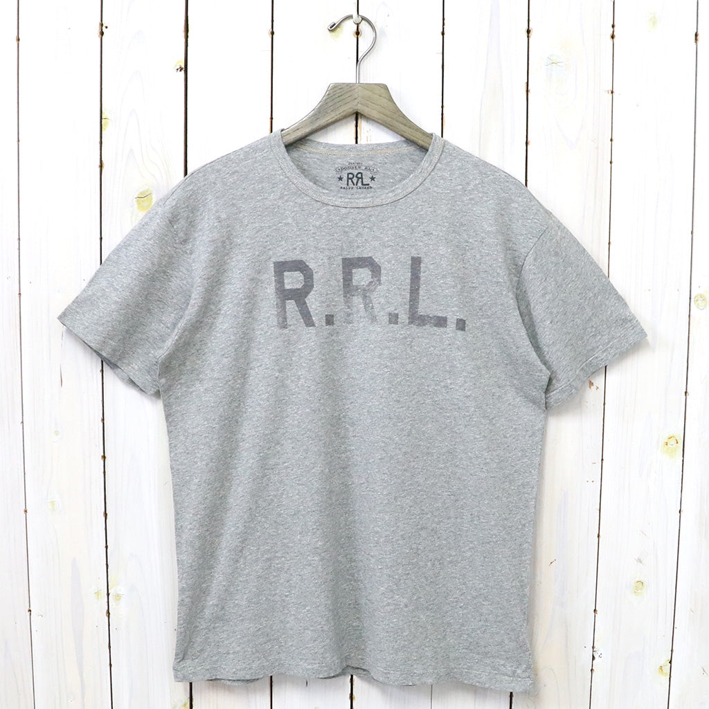 Double RL : LOGO JERSEY T-SHIRT(R.R.L.) (GREY)