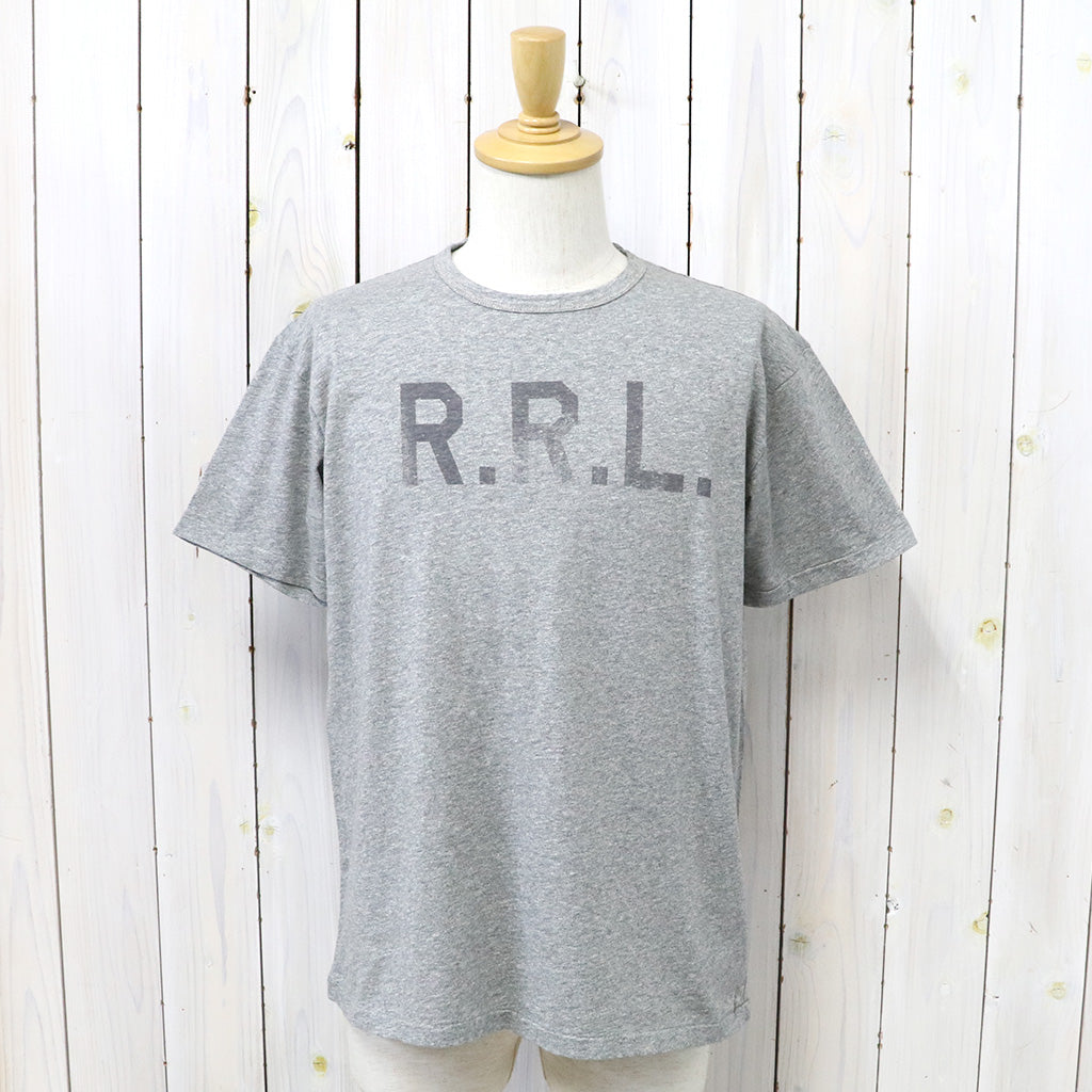 Double RL : LOGO JERSEY T-SHIRT(R.R.L.) (GREY)