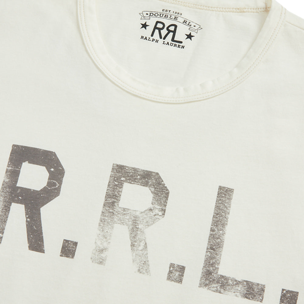 Double RL『LOGO JERSEY T-SHIRT(R.R.L.)』(WHITE)