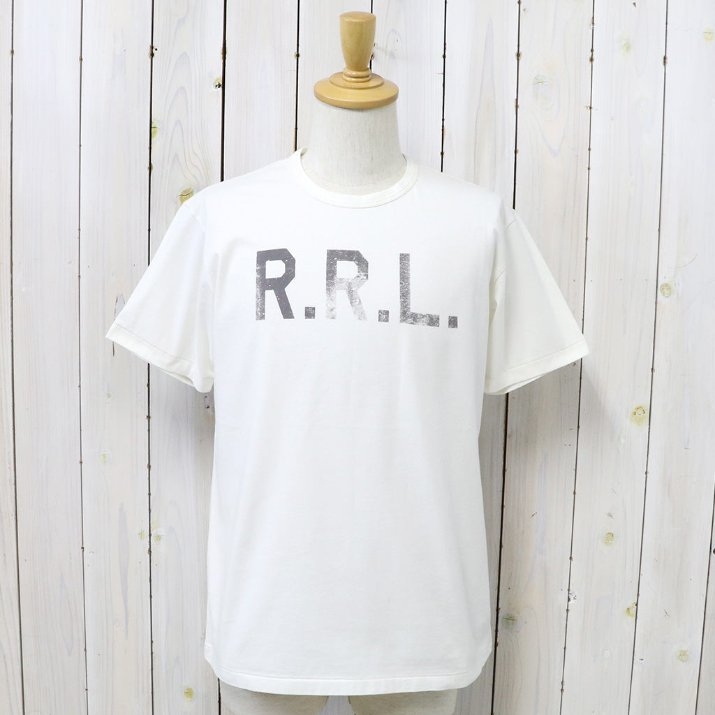Double RL『LOGO JERSEY T-SHIRT(R.R.L.)』(WHITE)