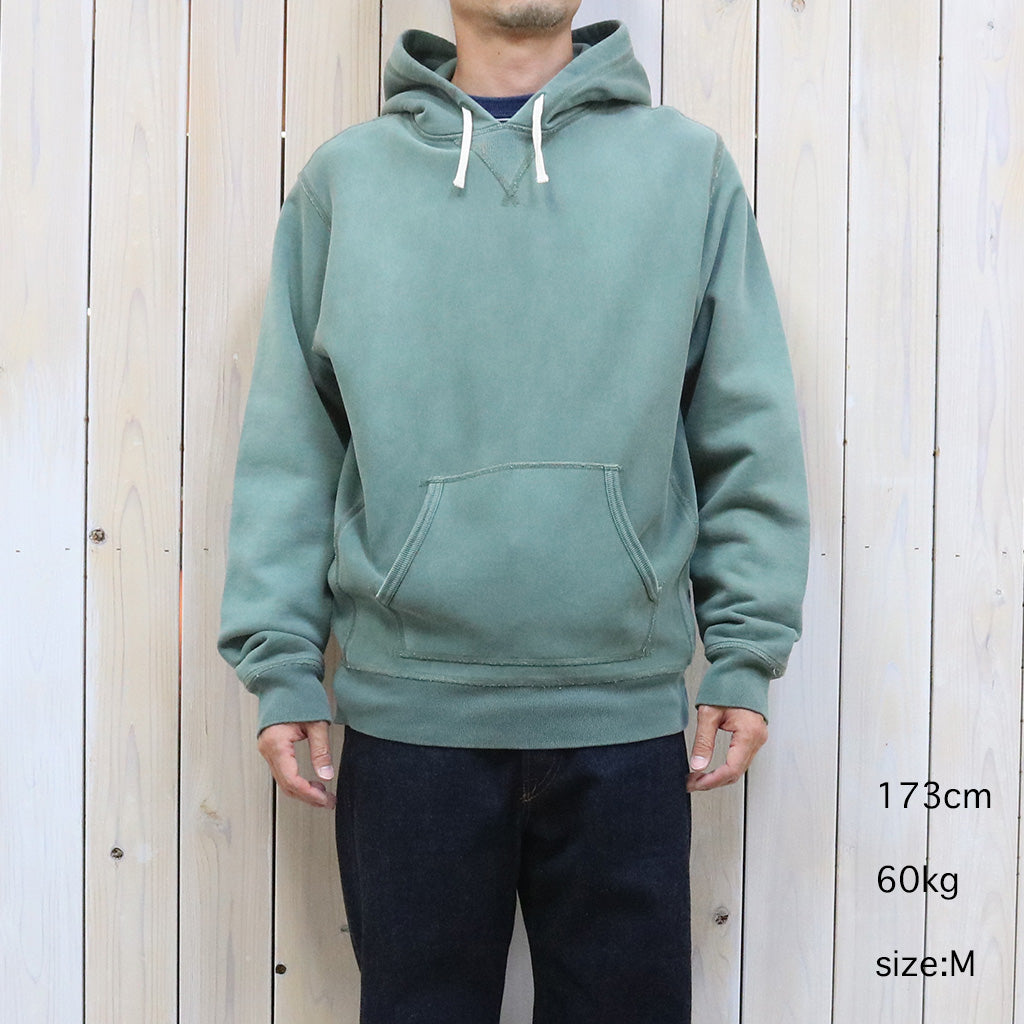 Double RL『GARMENT-DYE FLEECE HOODIE』(GREEN)