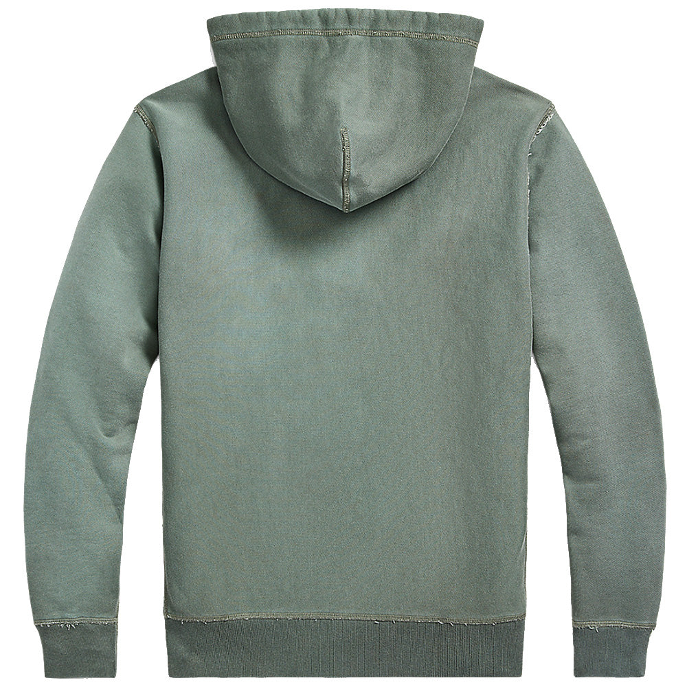 Double RL『GARMENT-DYE FLEECE HOODIE』(GREEN)