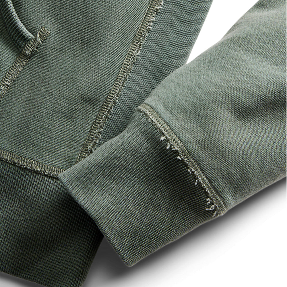 Double RL『GARMENT-DYE FLEECE HOODIE』(GREEN)