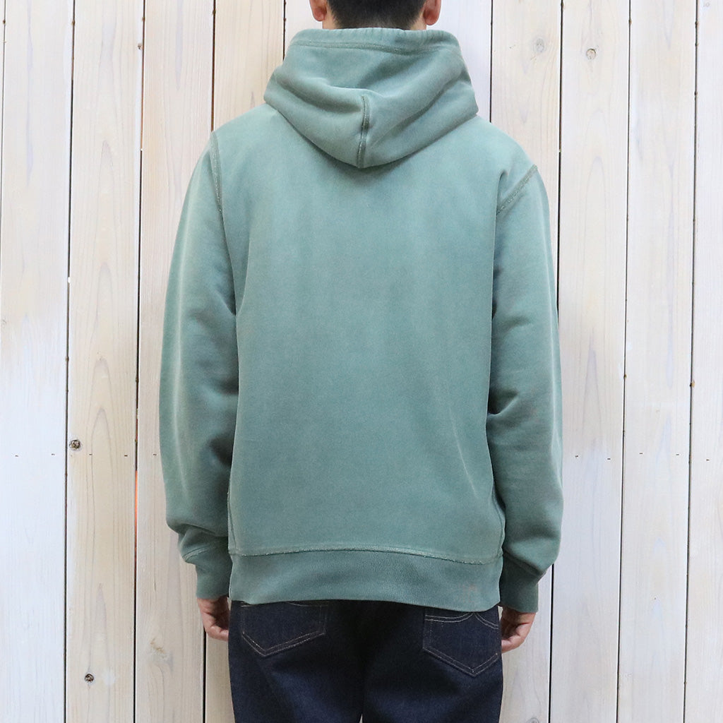 Double RL『GARMENT-DYE FLEECE HOODIE』(GREEN)