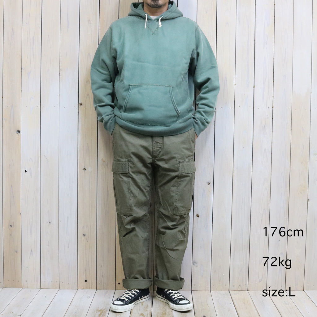 Double RL『GARMENT-DYE FLEECE HOODIE』(GREEN)