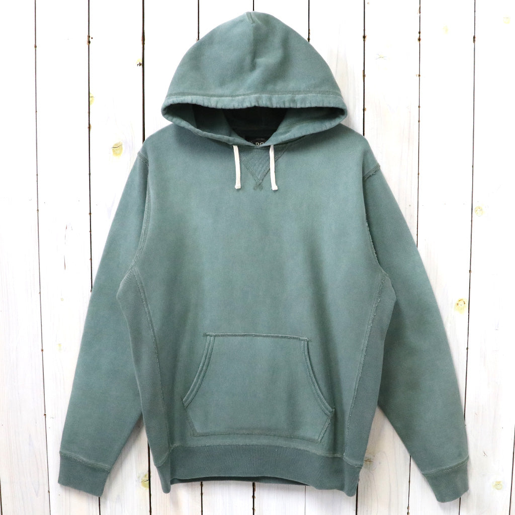 Double RL『GARMENT-DYE FLEECE HOODIE』(GREEN)