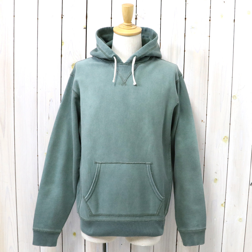 Double RL『GARMENT-DYE FLEECE HOODIE』(GREEN)