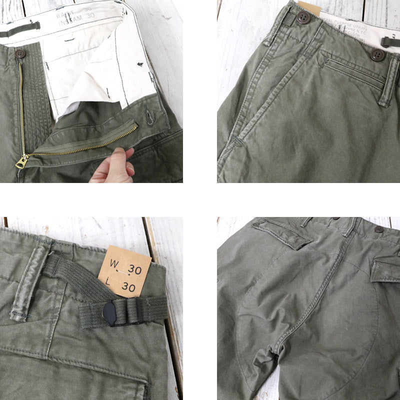 Double RL : COTTON SURPLUS CARGO PANT (DARK OLIVE)