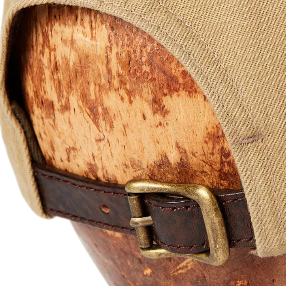 Double RL : RRL RANCH LOGO TWILL BALL CAP (KHAKI)
