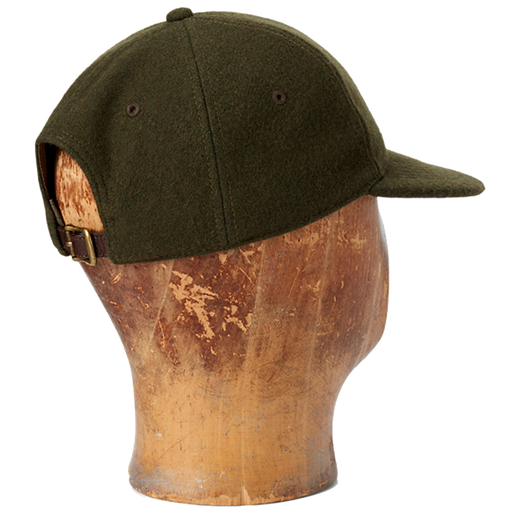 Double RL『LOGO WOOL BLEND FELT BALL CAP』(OLIVE)